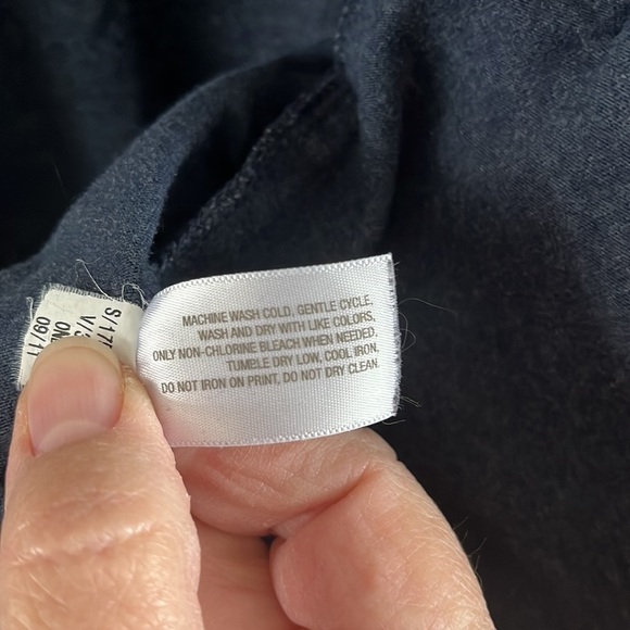 Old Navy jersey knit button down cardigan navy side pockets size small - Picture 9 of 16